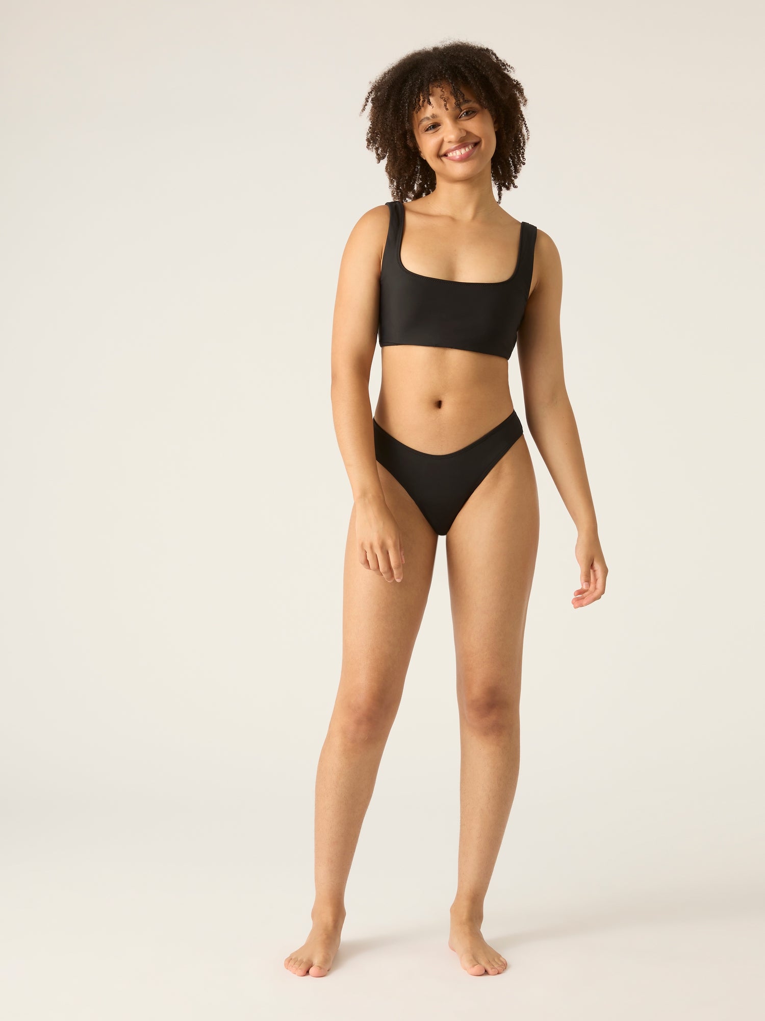 Period & Leak-proof Classic Bikini, Light - Moderate-Black / XS
