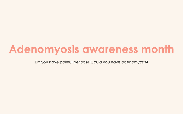 Painful heavy periods? Could it be adenomyosis?