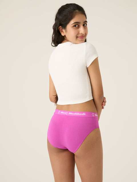 Wholesale Girls' Cotton Panties 3-Pcs per Pack (96 Packs)